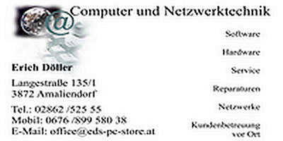 Computer und Netzwerktechnik<br />
Erich D�ller